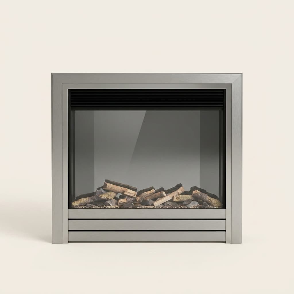 Evonic Kepler 22 Electric Fire - Polished Chrome